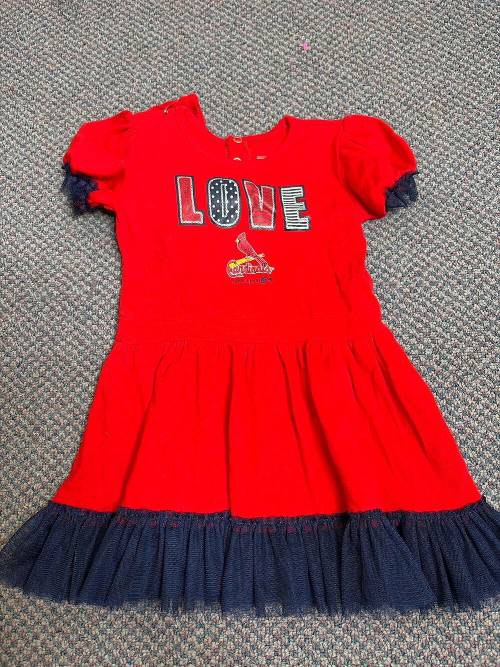 St Louis Cardinals MLB Toddler Dress 2T
